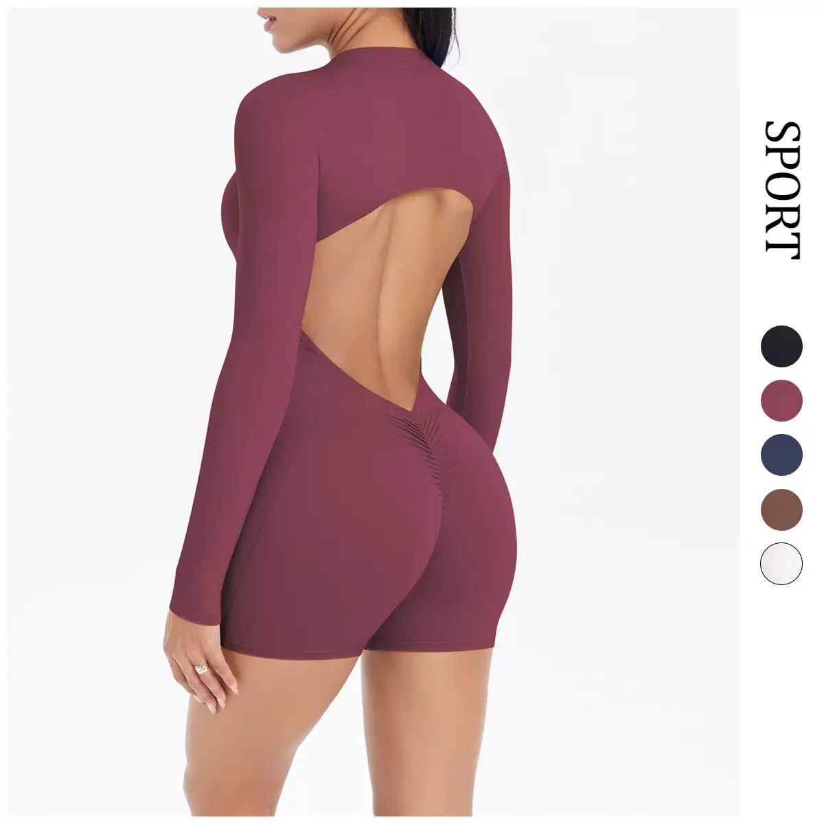 One-piece yoga suit
